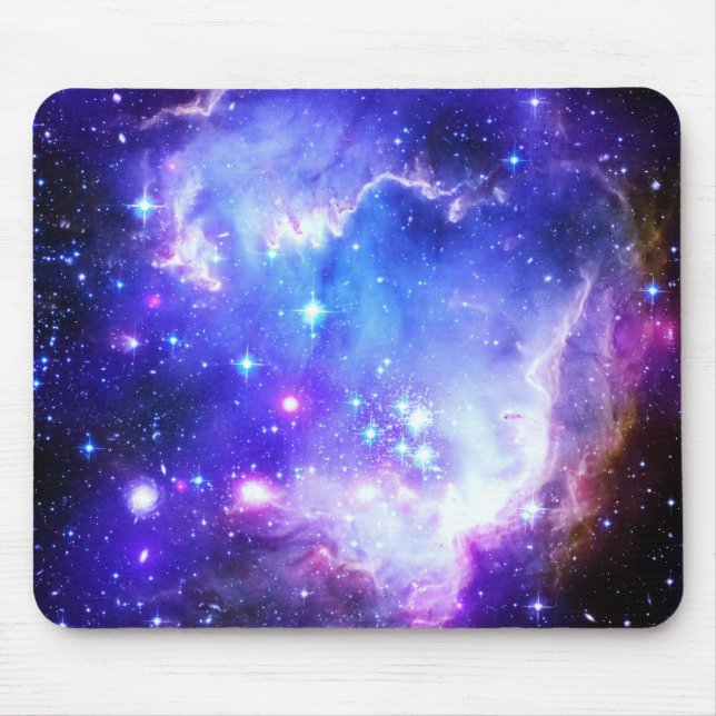 Blue Nebula Mouse Mat (Front)
