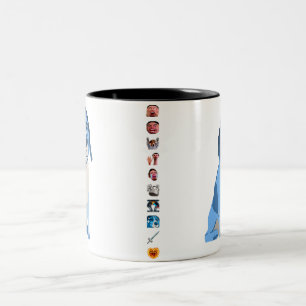 Blue Ned Mug with Emote Stripe
