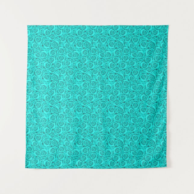 blue neon tapestry (Front)