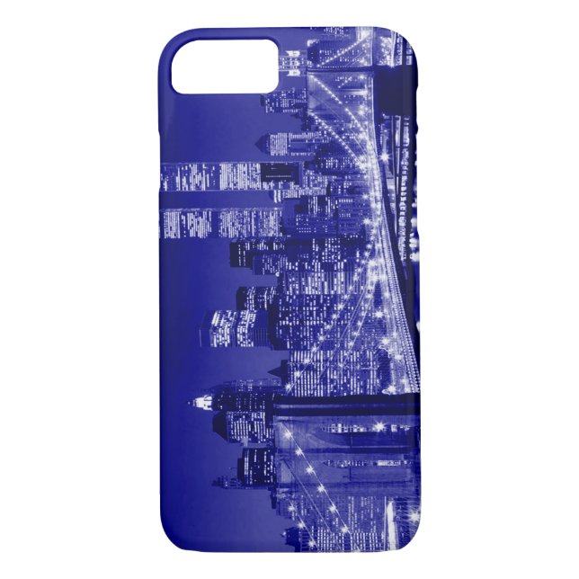 Blue New York City iPhone 7 Case (Back)