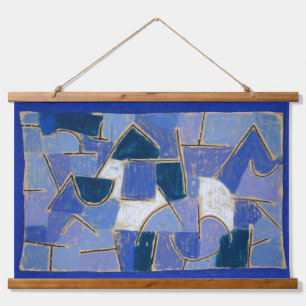 Blue night (1937) painting by Paul Klee Hanging Tapestry