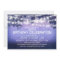 blue night & garden lights birthday invitations