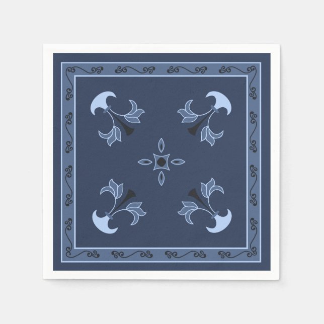 Blue Night Napkin (Front)