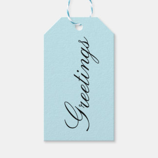 Blue no.1, pastel blue, light blue gift tags