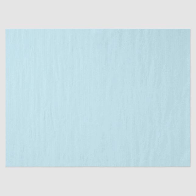 Blue no.1, pastel blue, light blue Tissue Paper (Front)