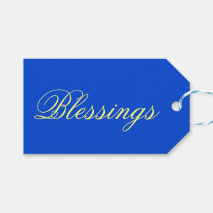 Blue no.2, Blue Gift Tag