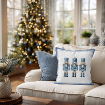 Blue Nutcracker Ballet Christmas Festive Holiday 