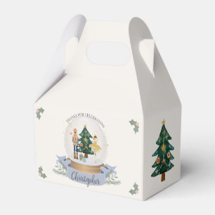 Blue Nutcracker Christmas Birthday Party boy Favour Box