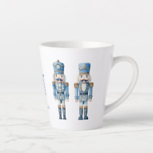 Blue Nutcracker Christmas Latte Mug