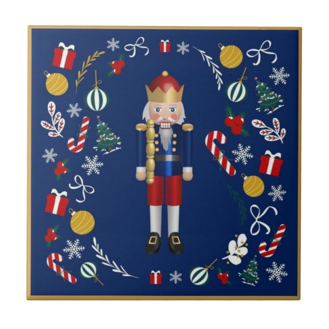 Blue Nutcracker Tile (Front)