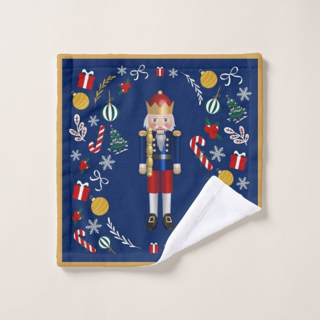Blue Nutcracker Wash Cloth (Wash Cloth)