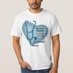 Blue OB GYN Nurse T-Shirt