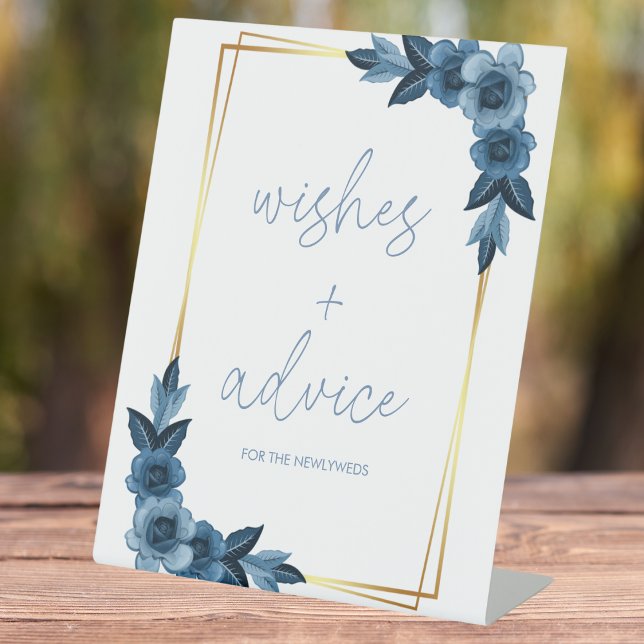 Blue Ocean Advice For The Bride and Groom Sign (Creator Uploaded)