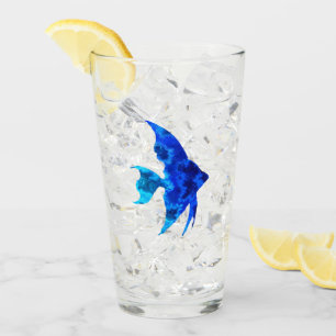 Blue Ocean Fish Glass