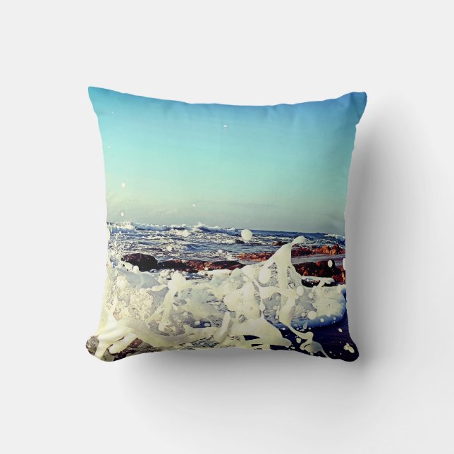 Blue Ocean pillow cover (Front)