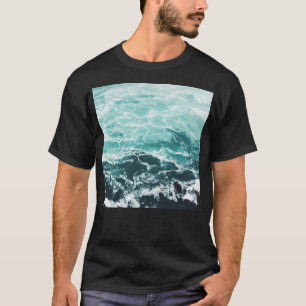 Blue Ocean Summer Beach Waves T-Shirt