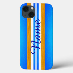 Blue Ocean Surfboard iPhone 13 Case