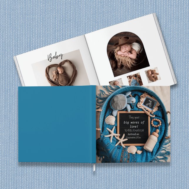 Blue Ocean-Themed Baby photo book keepsake  (Creator Uploaded)
