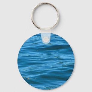 Blue Ocean Water Key Ring