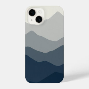 "Blue Ocean Wave & White Sky Minimalist Phone Case