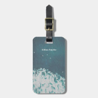 Blue Ocean Waves Aerial Beach Photography Name