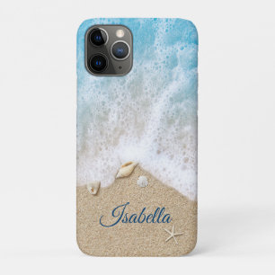 Blue Ocean Waves & Beach Sand iPhone 11 Pro Case
