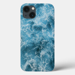  Blue Ocean Waves iPhone 13 Case