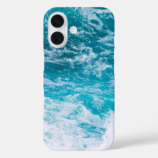 Blue Ocean Waves Case-Mate iPhone Case (Back)