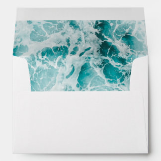 Blue Ocean Waves Envelope