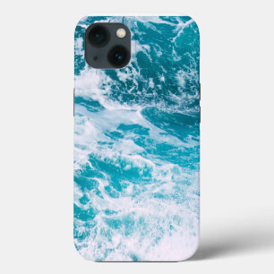 Blue Ocean Waves iPhone 13 Case