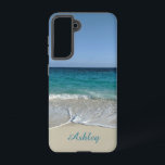 Blue Ocean waves on a Caribbean beach Samsung Galaxy Case<br><div class="desc">Personalise or NOT, totally up to you. Beautiful case for new phones or Revive your current phone. Ocean waves on a beautiful sunny day on Caribbean beach. This photo was taken in Bahamas Paradise Island, I just loved the way the waves were crashing in such a unique way. Available for...</div>