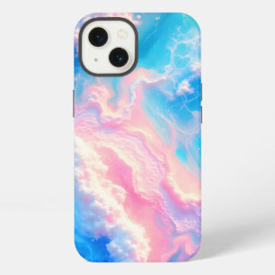 Blue Ocean Waves Pink Summer Sea Beach Turquoise iPhone 13 Case