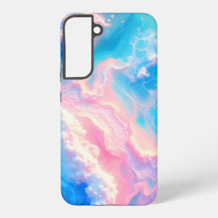 Blue Ocean Waves Pink Summer Sea Beach Turquoise Samsung Galaxy Case
