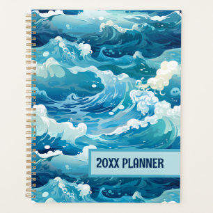 Blue Ocean Waves Planner