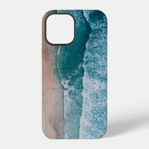 Blue Ocean Waves Sandy Beach iPhone 12 Case
