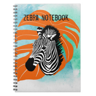 Blue ocean Zebra Notebook