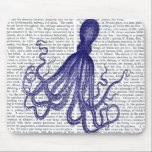 Blue Octopus 5 Mouse Mat<br><div class="desc">Coastal & Tropical</div>