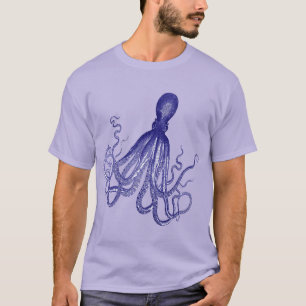 Blue Octopus 5 T-Shirt