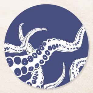 Blue Octopus Coasters