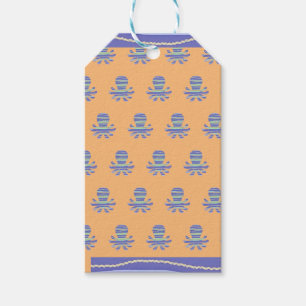 Blue Octopus Coral  Gift Tags