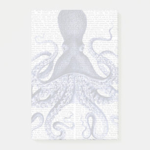 Blue Octopus Post-it Notes