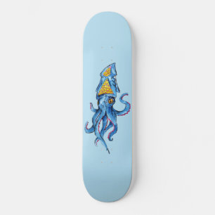 Blue Octopus Skateboard