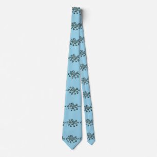 Blue Octopus Thunder_Cove Car  Tie