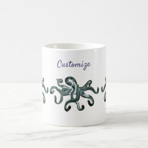 Blue Octopus Thunder_Cove Coffee Mug