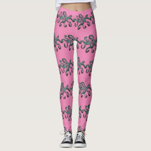 Blue Octopus Thunder_Cove  Leggings