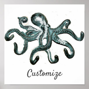 Blue Octopus Thunder_Cove  Poster