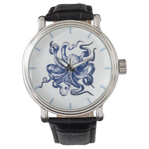 Blue Octopus Watch