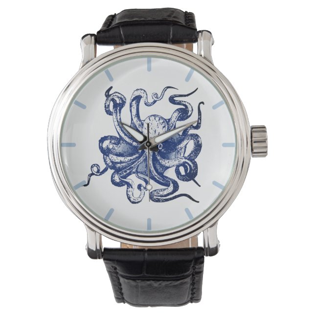Blue Octopus Watch (Front)
