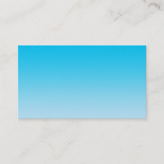 Blue Ombre Business Card