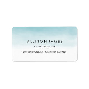 Blue Ombre Label
